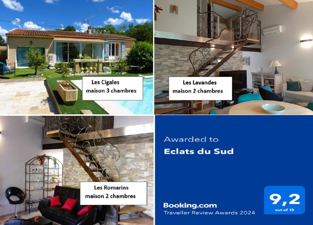 Eclats Du Sud Hebergements "Les Lavandes" Ou "Les Romarins" Meubles De Tourisme Classes 3 Etoiles オリオール エクステリア 写真
